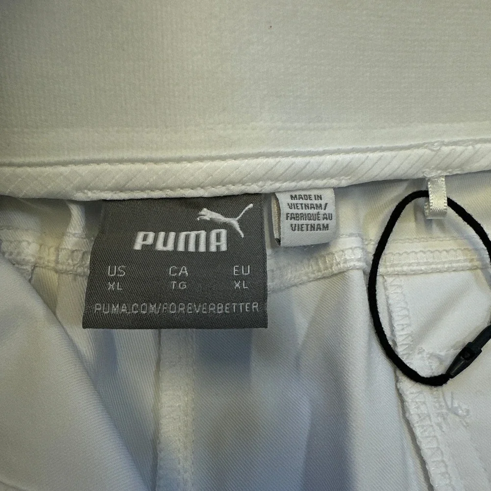 Puma Golf Shorts Womens XL White Performance Athletic Pockets Pickleball